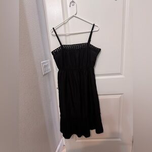 Bitten by Sarah Jessica Parker Black Eyelet Dress